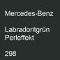 Preview: Mercedes-Benz, Labradoritgrün Perleffekt, 298.